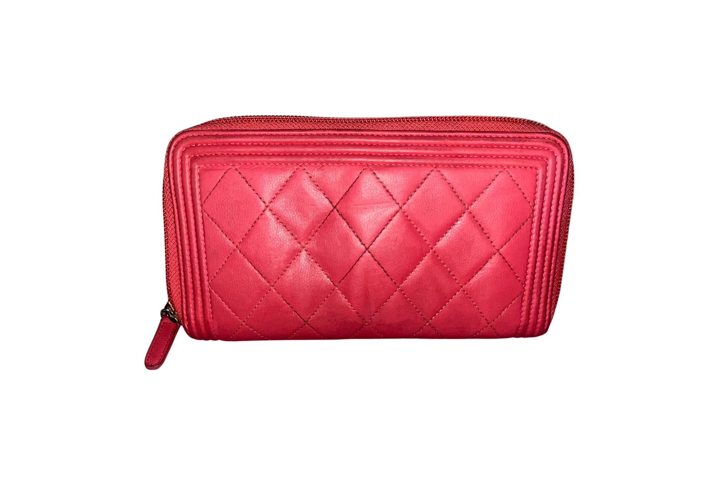 Chanel Matelasse Quilted Boy Long Wallet