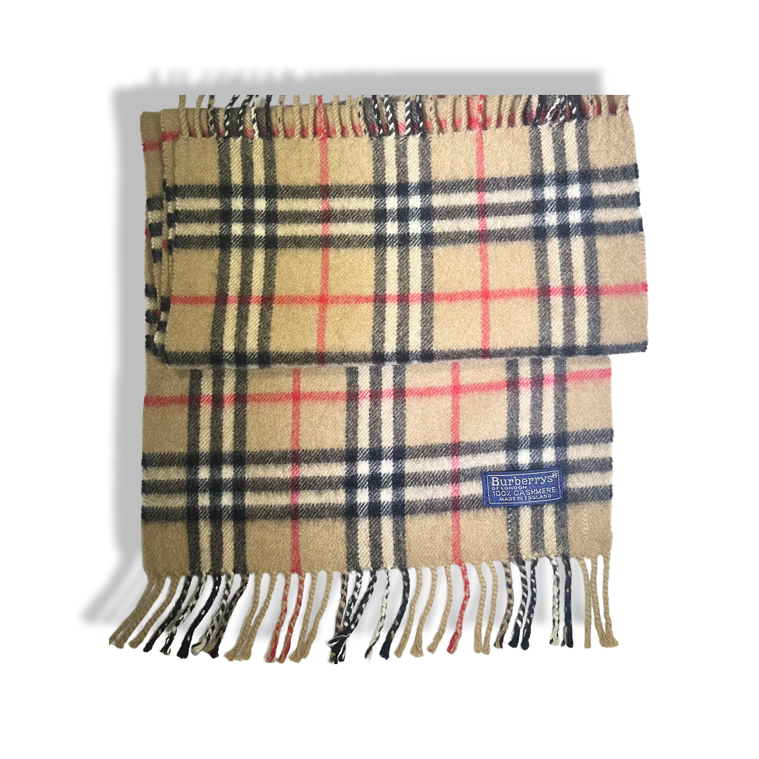 The Classic Check Burberry Cashmere Scarf