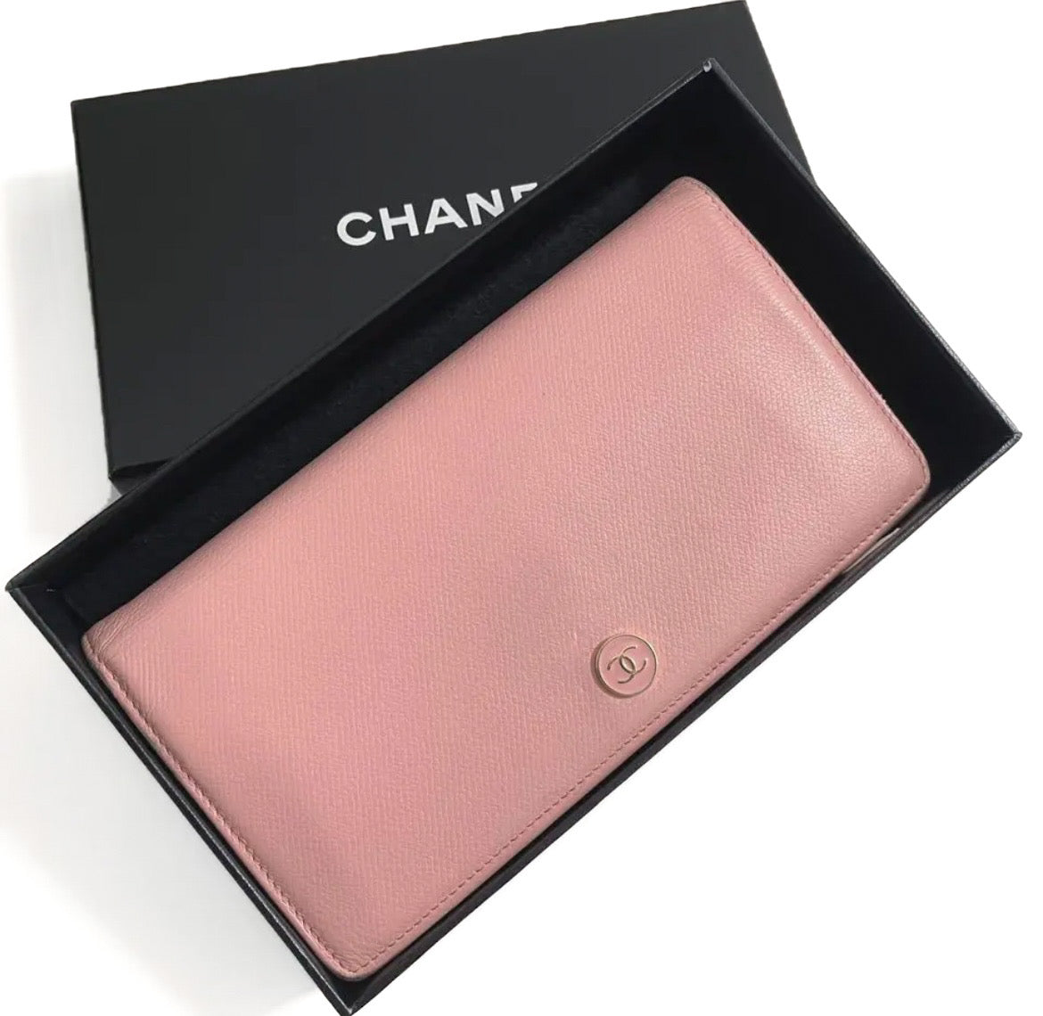 Chanel Pink Long Wallet