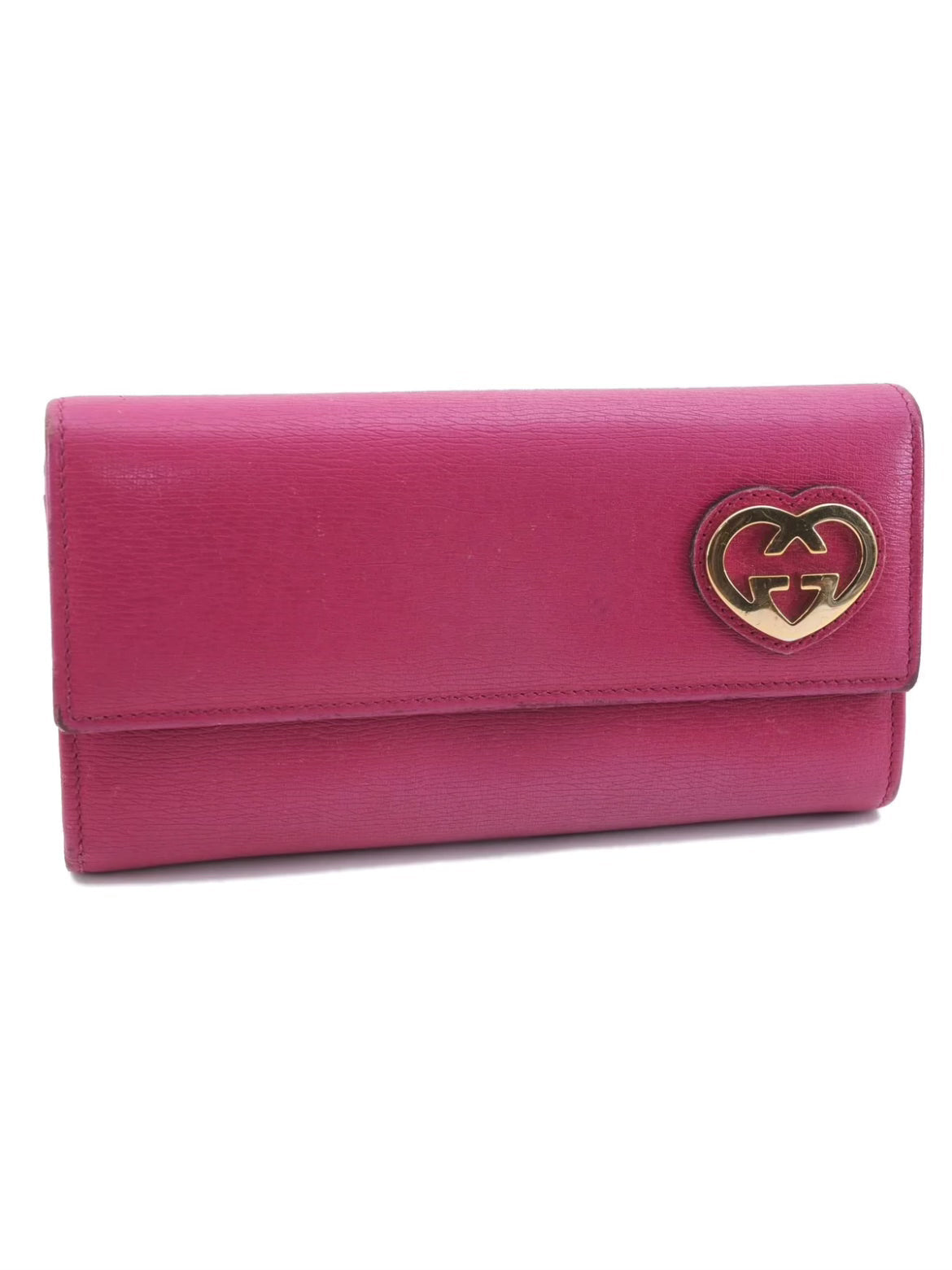 GUCCI Takeru GG Hearts Continental Long Wallet